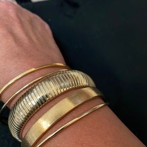 Gold bracelet bundle